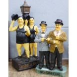 Laurel and Hardy figures