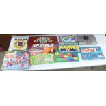 Vintage board games, Swindle, Pink Panther Chase Game, Flutter, Top of the Form, Quandary and others