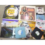 LP records and 7" singles