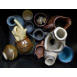 A collection of studio pottery **PLEASE NOTE THIS LOT IS NOT ELIGIBLE FOR POSTING AND PACKING**