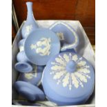 Ten items of Wedgwood jasperware porcelain