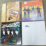 Beatles interest: four LP record box sets including From Liverpool (8), The Beatles White box (3),