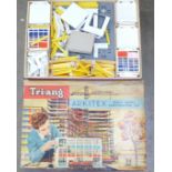 A Tri-ang Arkitex scale model construction kit, Set No. 2, complete, boxed