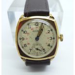 A 9ct gold cased Rotary wristwatch, 26mm case