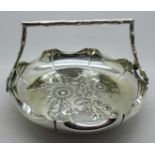 A Mappin & Webb Princes plated basket, diameter 23.5cm