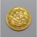 A half sovereign, 1914