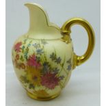 A Royal Worcester jug, 1094 mark, 12cm