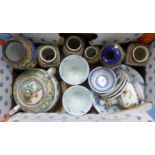 A collection of oriental china **PLEASE NOTE THIS LOT IS NOT ELIGIBLE FOR POSTING AND PACKING**