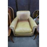 A Laura Ashley leather chair