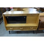 A G-Plan light oak highboard