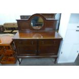 An Edward VII mahogany mirrorback sideboard