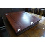 A mahogany writing slope