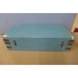 A painted pine tool box