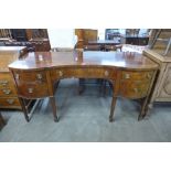 A George IV mahogany breakfront sideboard