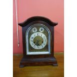 A 19th century German Junghans mahogany bracket clock
