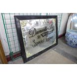 A Dunville & Co. Whiskey Special Liqueur advertising mirror