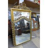 Two gilt framed mirrors