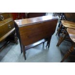 An Edward VII mahogany Sutherland table