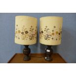 A pair of mid 20th Century table lamps