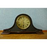 An Edward VII Page Keen & Page Ltd., Plymouth mahogany timepiece