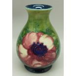 A Moorcroft anemone vase, 88mm