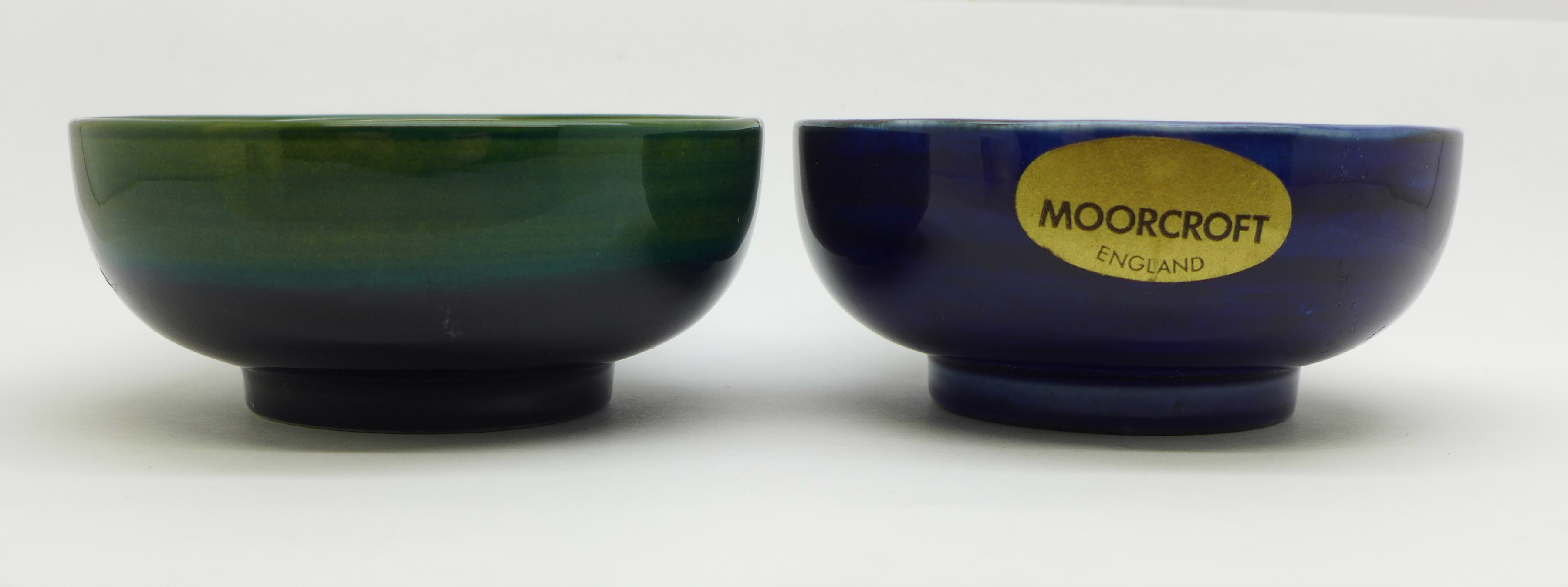 Two Moorcroft dishes, 8cm diameter, (165,168) - Image 3 of 4