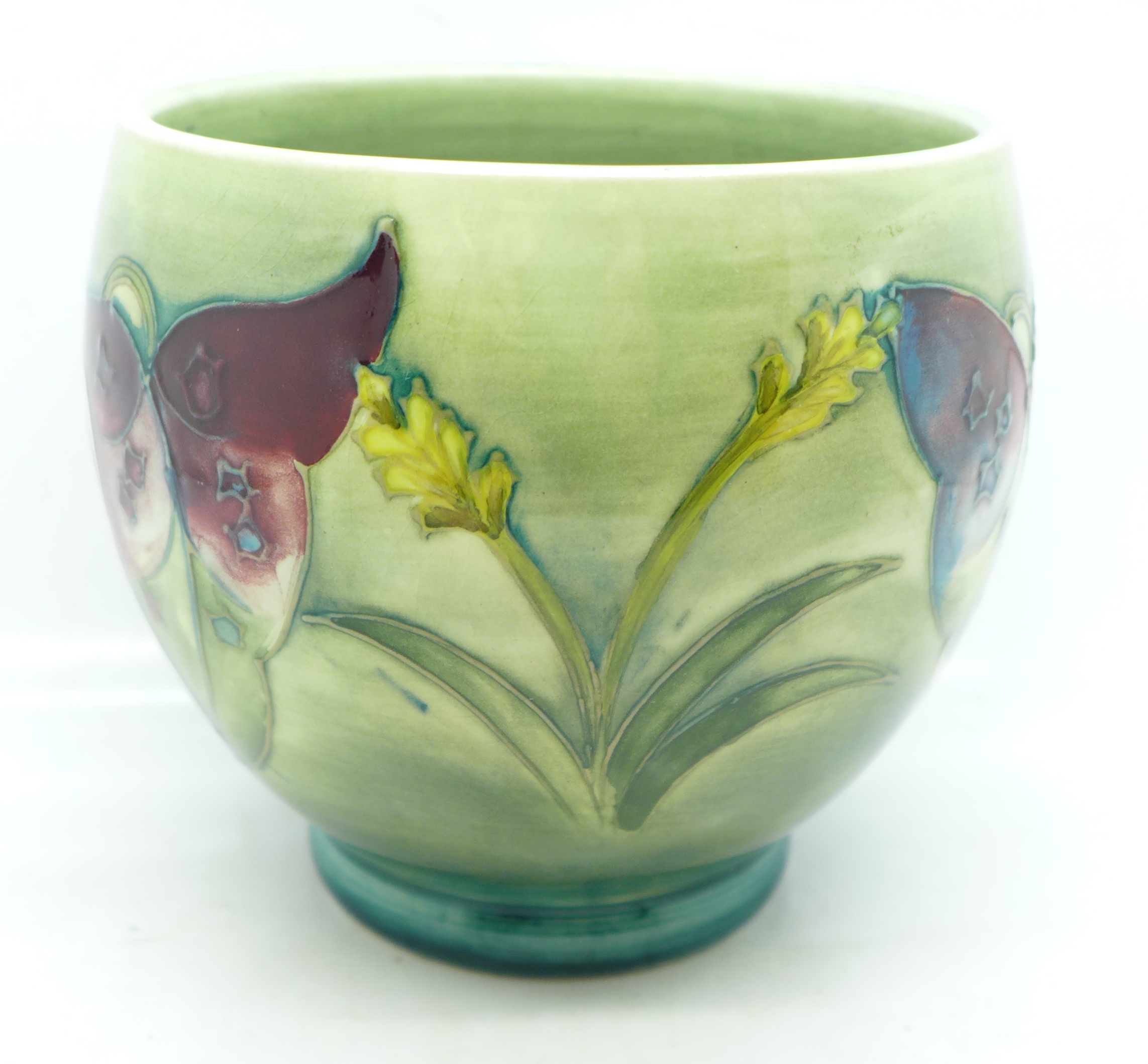 A Moorcroft arum lily vase, 11cm - Image 2 of 6