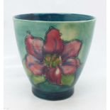 A small Moorcroft clematis vase, 72mm