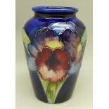 A Moorcroft orchid vase, 92mm