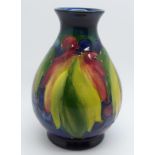 A Moorcroft Leaves and Fruit vase, 113mm