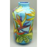 A Moorcroft California design vase, 1998, KDM, 21cm