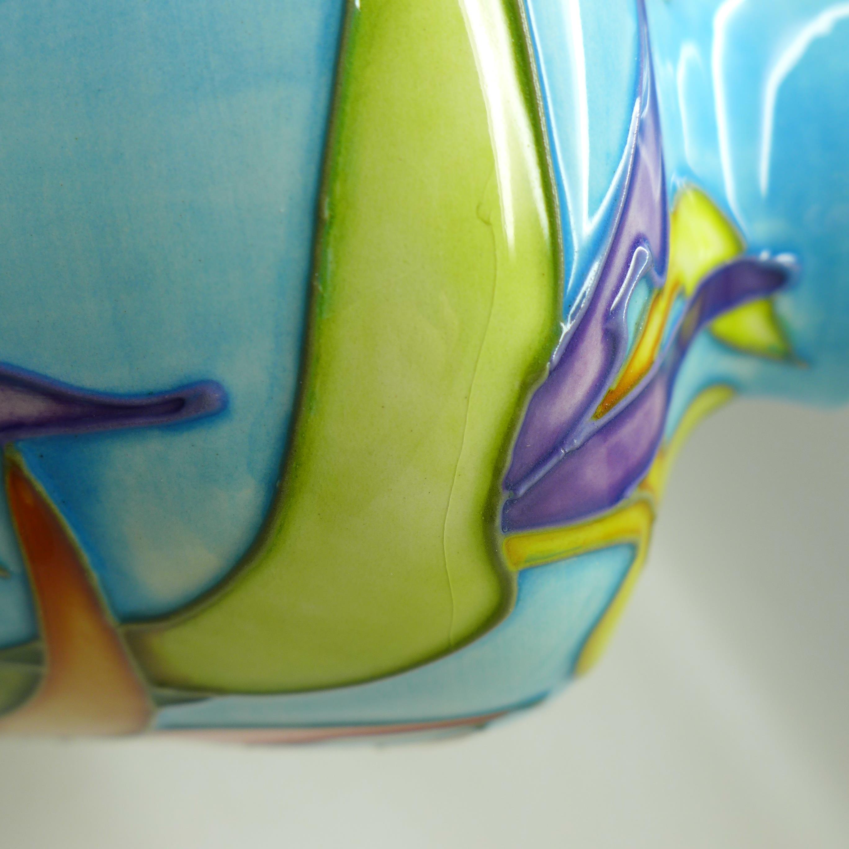 A Moorcroft California design vase, 1998, KDM, 21cm - Image 6 of 7