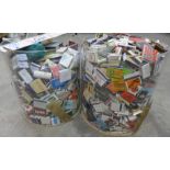 A large collection of matchbooks and matchboxes **PLEASE NOTE THIS LOT IS NOT ELIGIBLE FOR POSTING