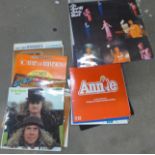 A box of LP records, including The Two Ronnies, musicals, easy listening, etc. **PLEASE NOTE THIS