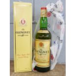 One bottle, The Glenlivet Pure Single Malt Scotch Whisky, 12 years, 75cl