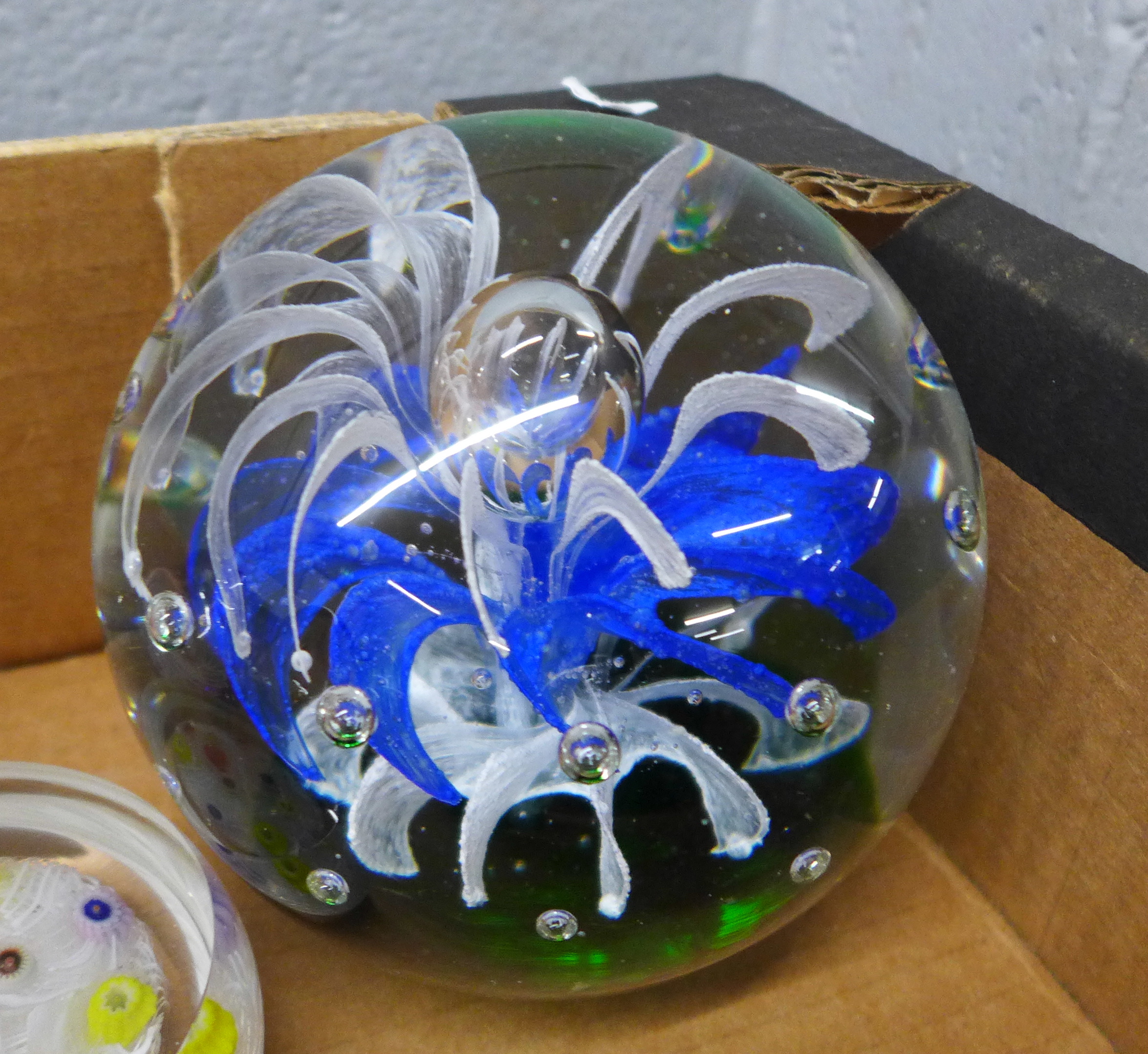 A collection of glass paperweights **PLEASE NOTE THIS LOT IS NOT ELIGIBLE FOR POSTING AND PACKING** - Image 2 of 2