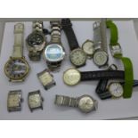 Lady's and gentleman's wristwatches including Timex