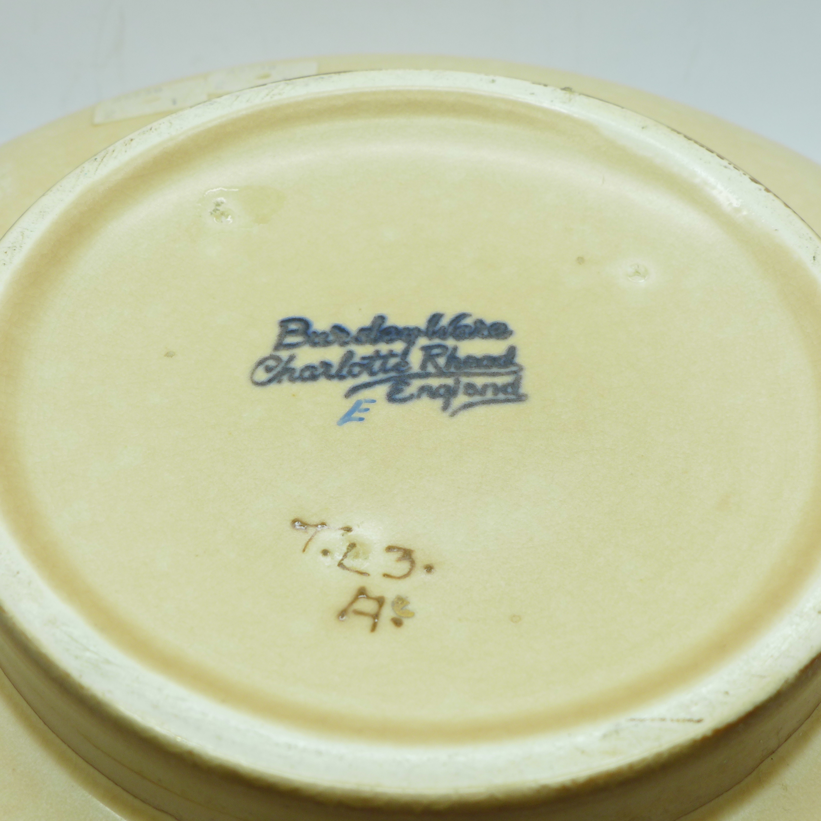 A Charlotte Rhead bowl, 29cm diameter - Bild 5 aus 6
