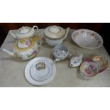 A box of Edwardian and later china **PLEASE NOTE THIS LOT IS NOT ELIGIBLE FOR POSTING AND PACKING**