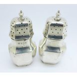 A pair of silver pepperettes, 88.6g