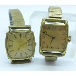 Two lady's wristwatches; Eterna-matic and Eterna
