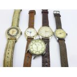 Five Smiths wristwatches