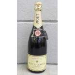 A modern bottle of Moet & Chandon champagne