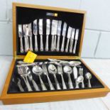 A Webber & Hill Ancestor Plate canteen of cutlery, incomplete