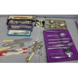 Cased cutlery and flatware