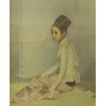 A Sir Gerald Kelly print, Saw Ohn Nyum, 64 x 50cms, framed
