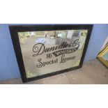 A Dunville & Co. Whiskey Special Liqueur advertising mirror