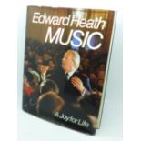 One volume, Edward Heath, Music, A Joy for Life, signed