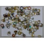 Over 130 costume rings