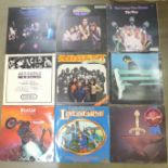 Fifteen LP records including Crosby, Stills, Nash and Young, The Nice, Family, Argent, Boz Scaggs,